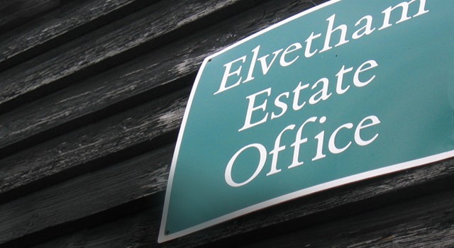 Elvetham Estate office sign